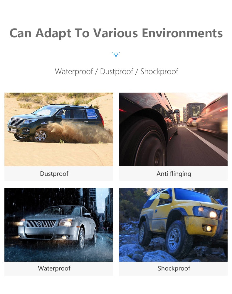 Solar TPMS Car Tire Pressure Alarm Monitor  Display Intelligent Temperature Warning Fuel Save 4 Sensors - KiwisLove