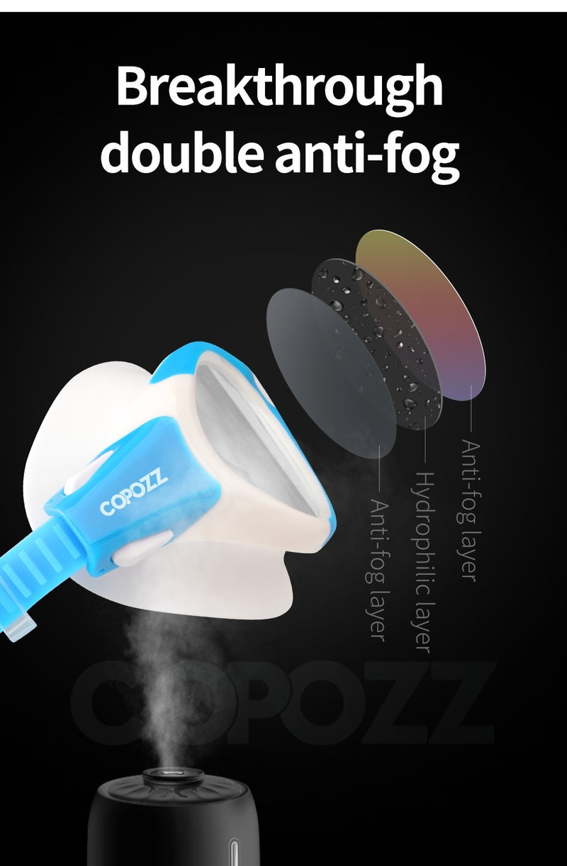 COPOZZ Children Swimming Goggles Eyewear Anti Fog kids Cool  Boy Girl - KiwisLove