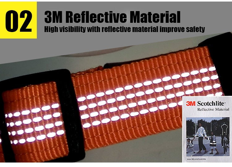 Truelove Pet Harness Adjustable Reflective Nylon with Collar Leash LED Light  TLH6171 - KiwisLove