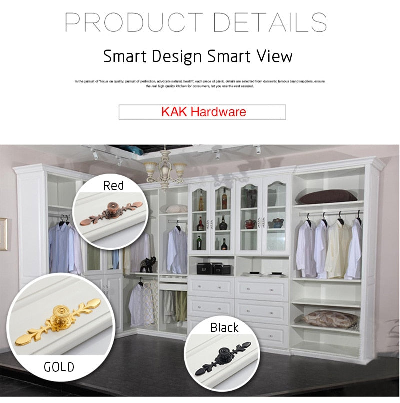 Handles Kitchen Door Cupboard Zinc Alloy - KiwisLove