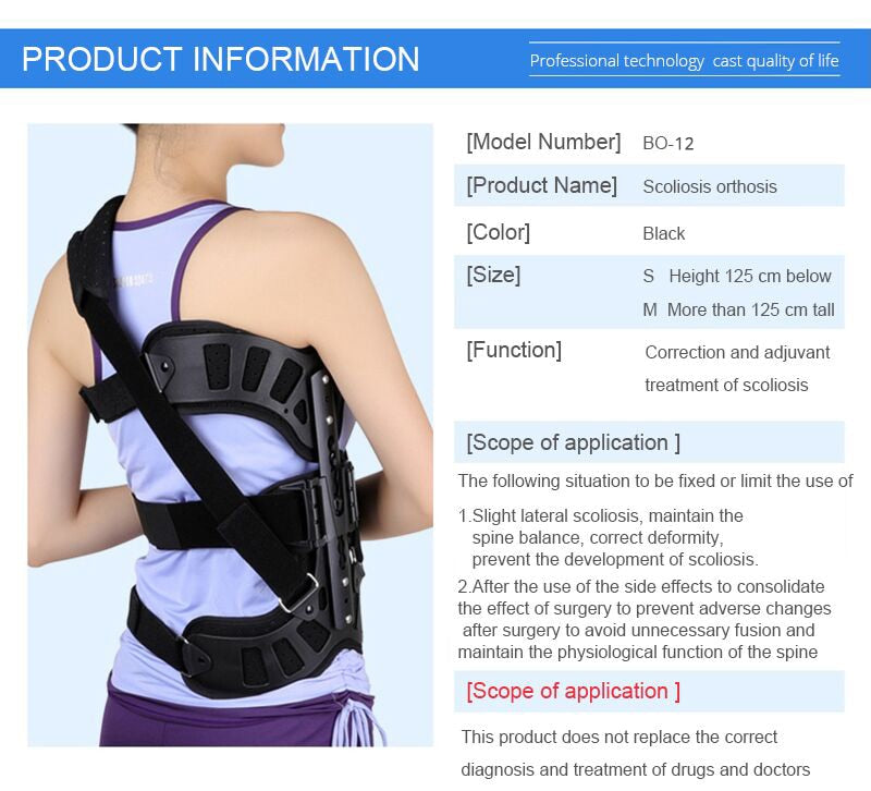 OPER Scoliosis Posture Corrector Adjustable Auxiliary Spine Corrector - KiwisLove
