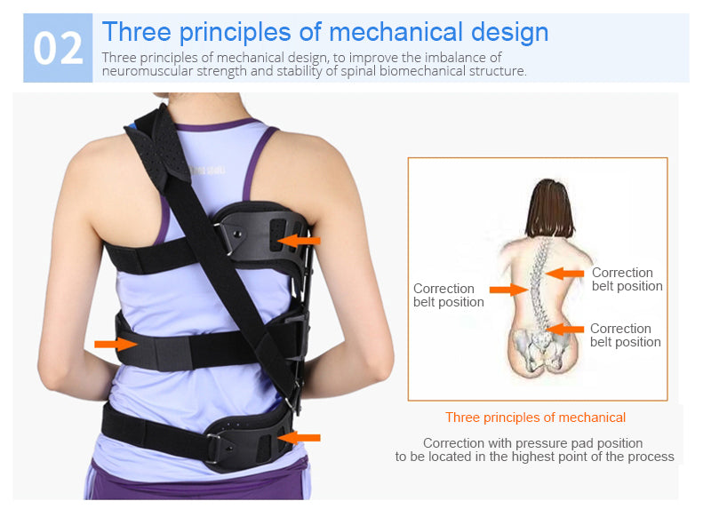 OPER Scoliosis Posture Corrector Adjustable Auxiliary Spine Corrector - KiwisLove