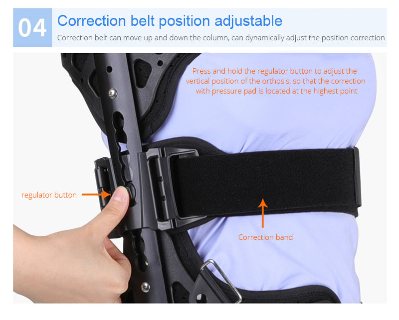 OPER Scoliosis Posture Corrector Adjustable Auxiliary Spine Corrector - KiwisLove