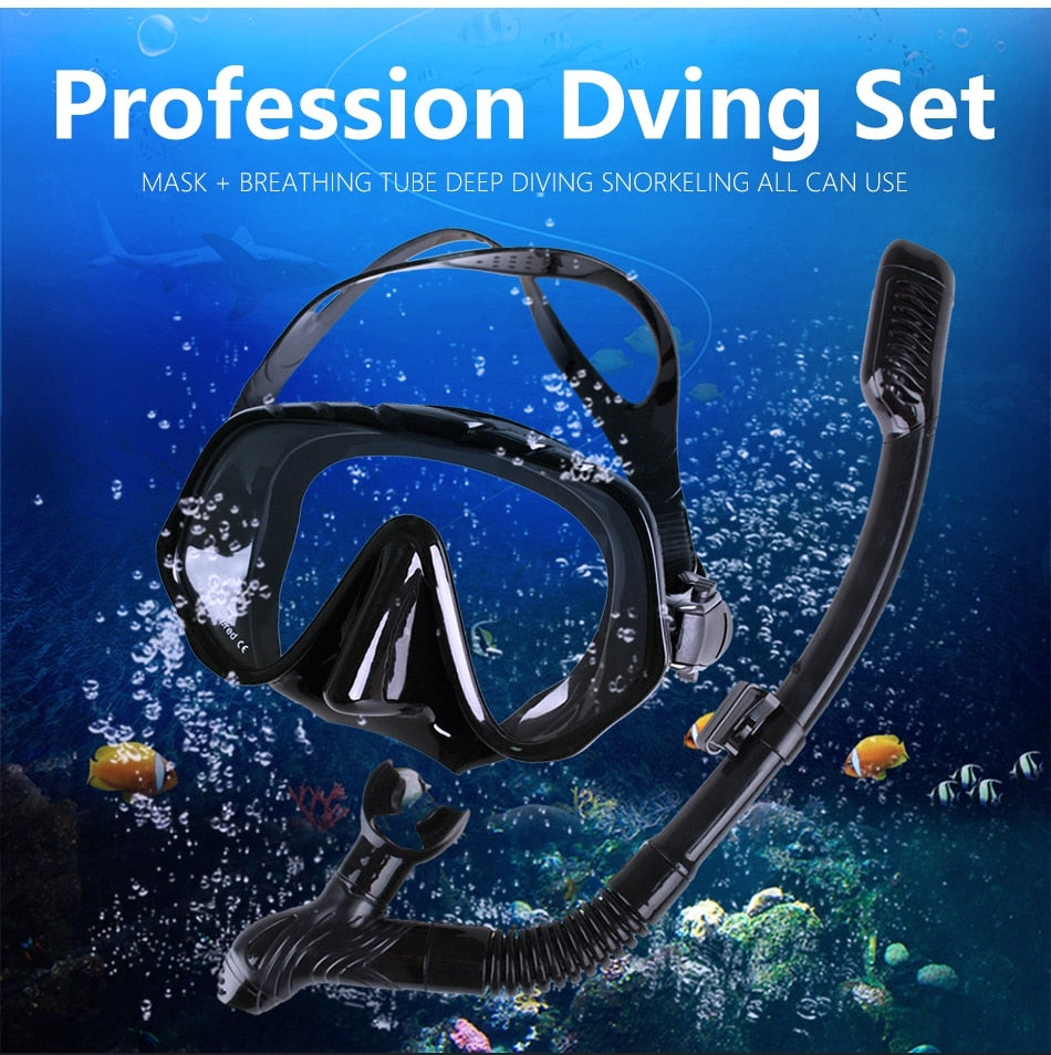 Copozz Professional Skuba Diving Mask Goggles Wide Vision Watersports - KiwisLove