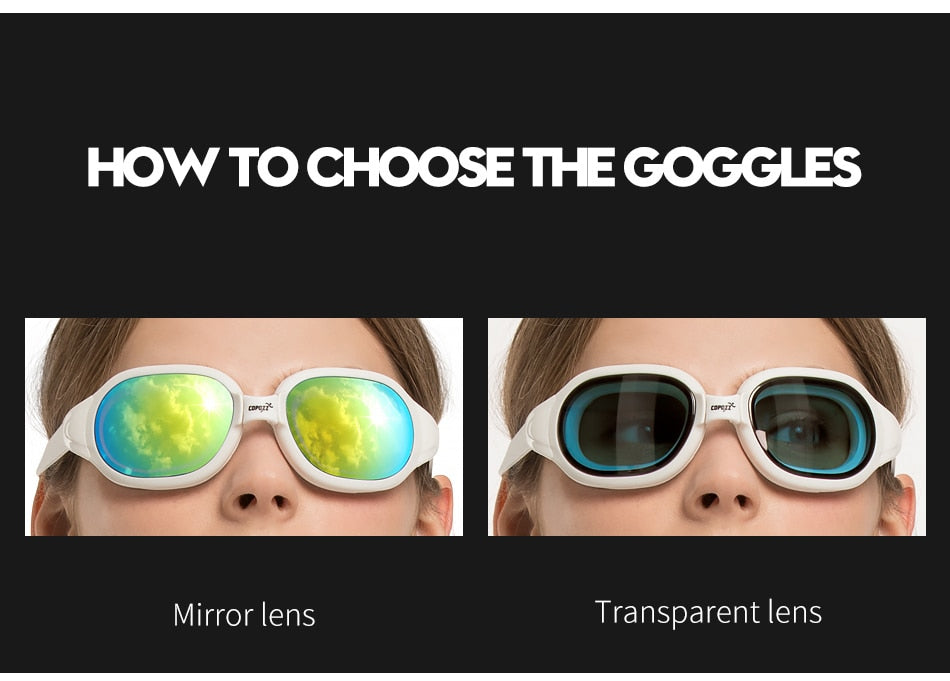 COPOZZ Myopia -1.5 to -7 Swimming Goggles Professional Anti fog Glasses - KiwisLove