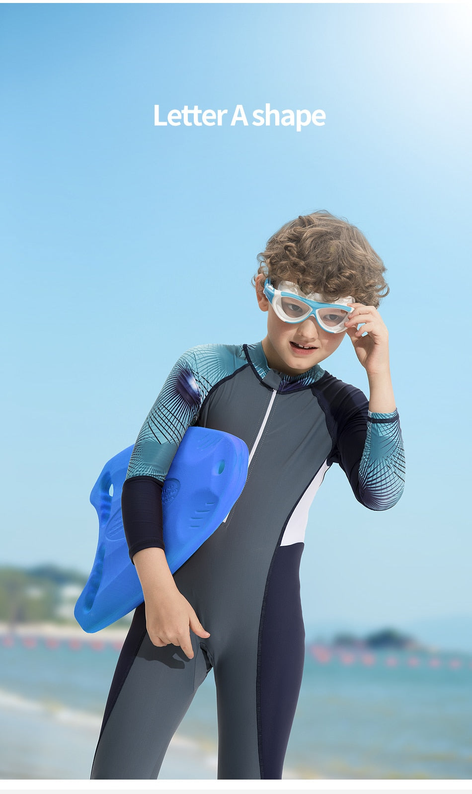 Lightweight EVA Swimming Board Floating Plate Back Float Kickboard Pool - KiwisLove