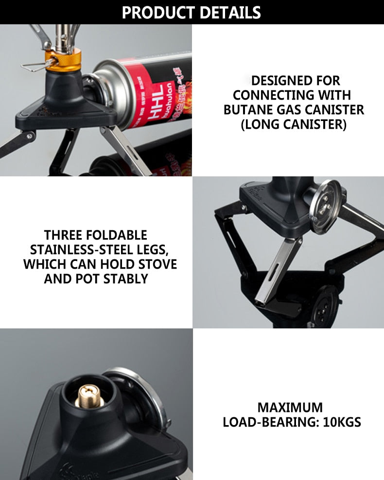 Fire Maple  Adapter For Long Butane Canister Cartridge Tripod Gas Stove - KiwisLove