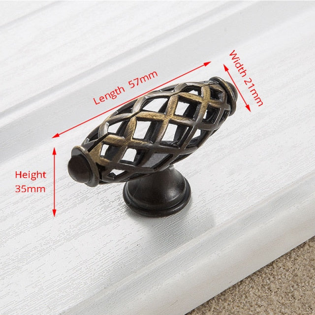 Vintage Antique Bronze Cabinet Handles - KiwisLove