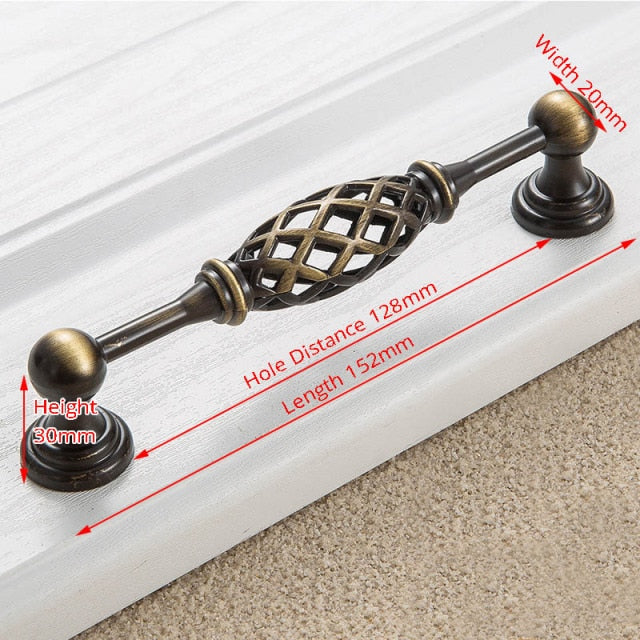 Vintage Antique Bronze Cabinet Handles - KiwisLove