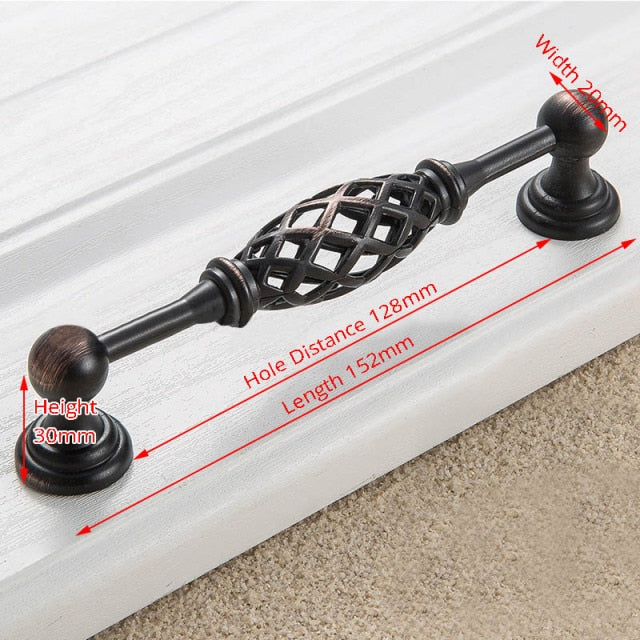 Vintage Antique Bronze Cabinet Handles - KiwisLove