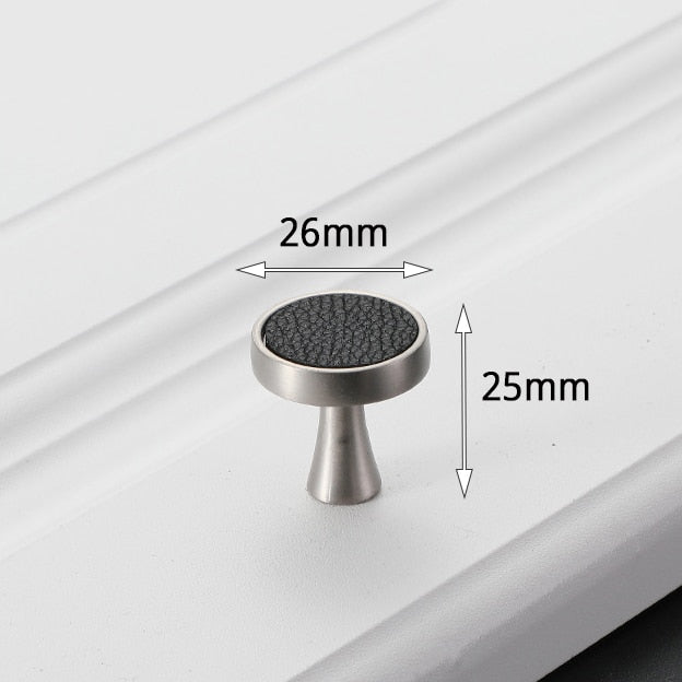 KAK Vintage Leather Cabinet Knobs and Handles Wardrobe Kitchen - KiwisLove