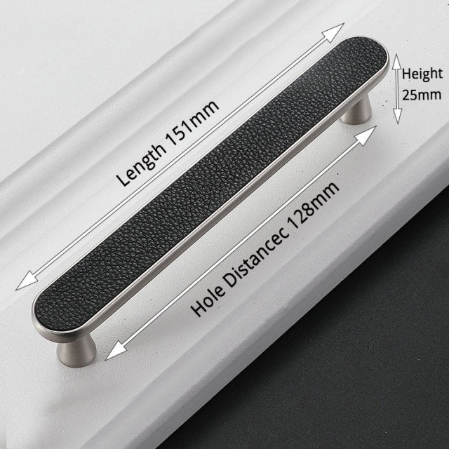 KAK Vintage Leather Cabinet Knobs and Handles Wardrobe Kitchen - KiwisLove