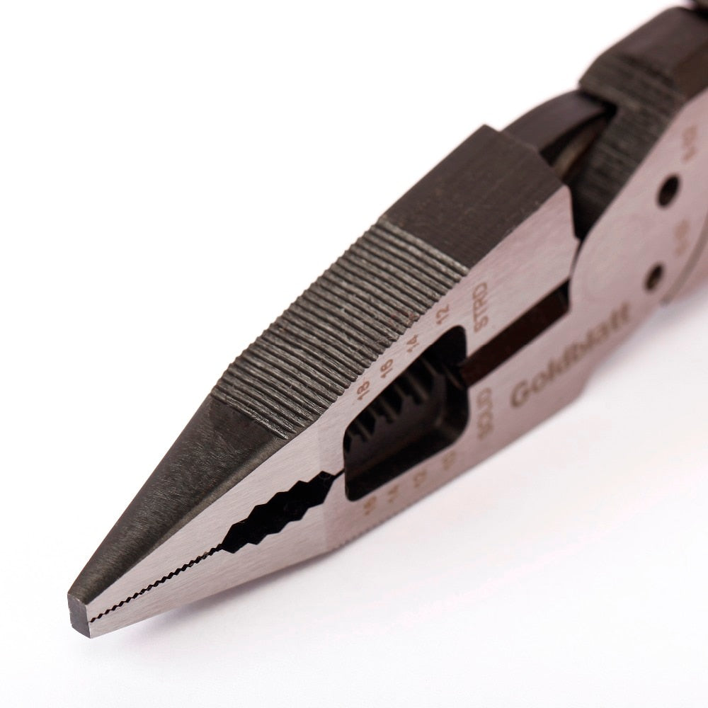 Goldblatt 8 inch Long Nose Pliers Multi Functional Plier Cable Wire Cutter Plier - KiwisLove