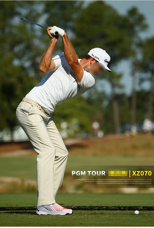 PGM golf shoes men's knob buckle shoelace breathable comfort - KiwisLove