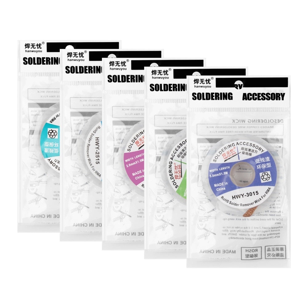 Desoldering Braid Soldering Solder Remover Wick For Soldering Length1.5M - KiwisLove