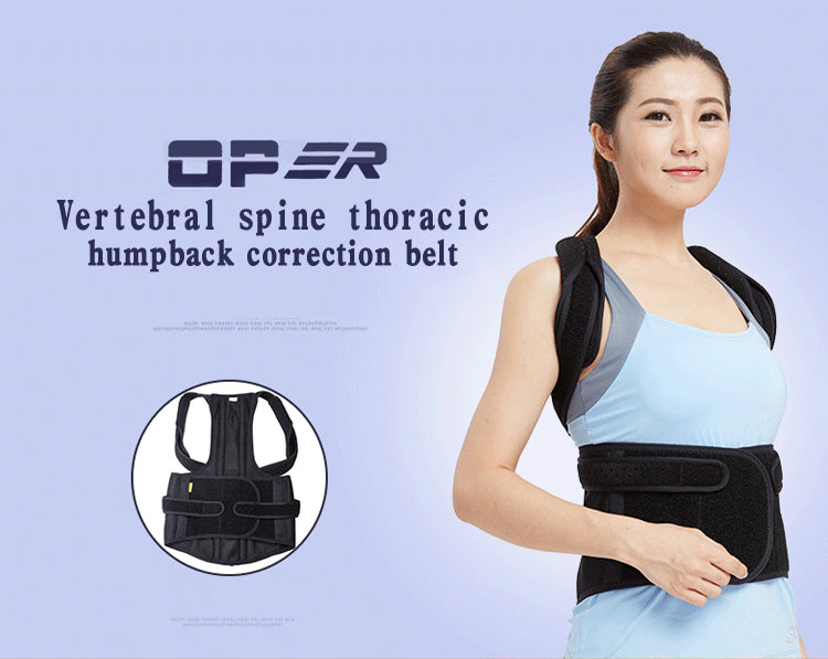 OPER Adjustable Posture Corrector Back Orthopedic Support Shoulder Brace Lumbar - KiwisLove