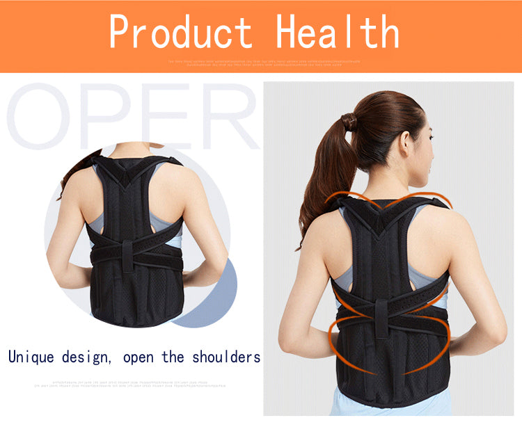 OPER Adjustable Posture Corrector Back Orthopedic Support Shoulder Brace Lumbar - KiwisLove