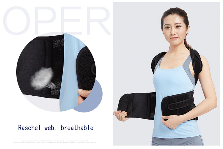 OPER Adjustable Posture Corrector Back Orthopedic Support Shoulder Brace Lumbar - KiwisLove