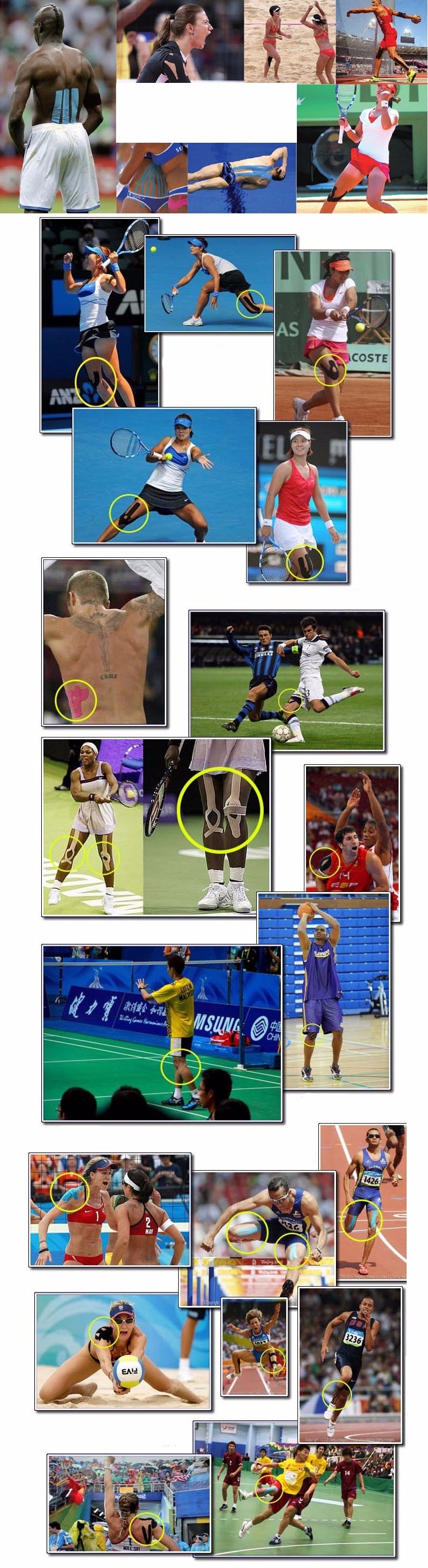 Kindmax Kinesiology Tape Athletic Sport Strapping Volleyball Kneeling Muscle Prevent Splashing Water,5cm x 5m Roll - KiwisLove