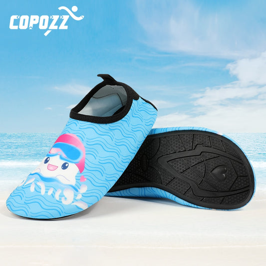 Kids Quick Dry Snorkel Swim Aqua Water Shoes Casual Footwear Slippers - KiwisLove