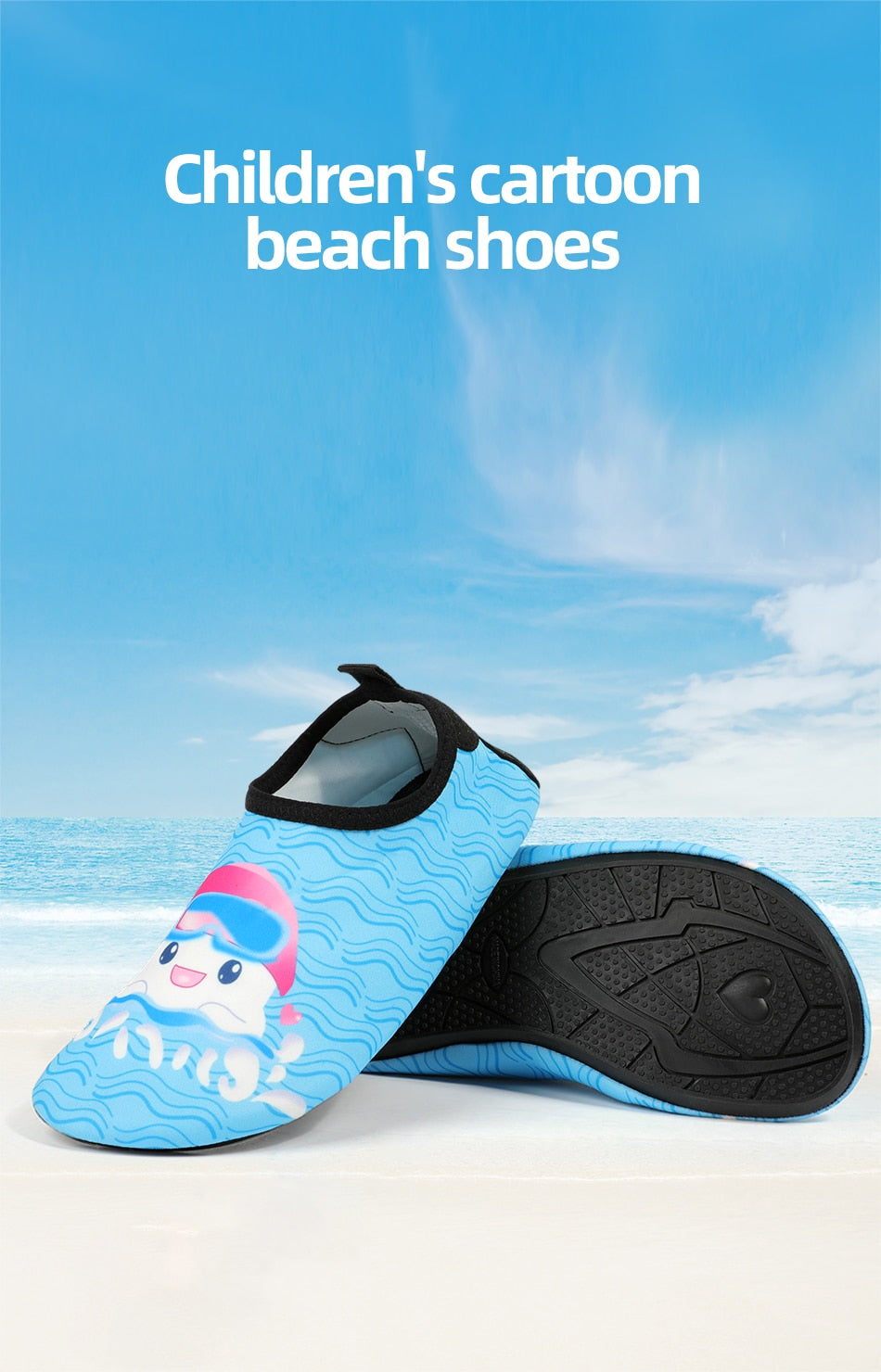 Kids Quick Dry Snorkel Swim Aqua Water Shoes Casual Footwear Slippers - KiwisLove