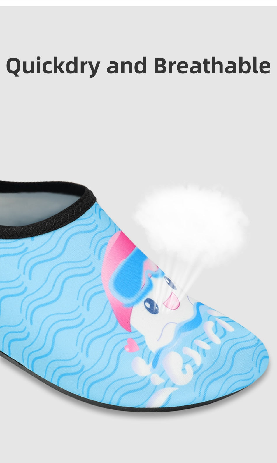 Kids Quick Dry Snorkel Swim Aqua Water Shoes Casual Footwear Slippers - KiwisLove