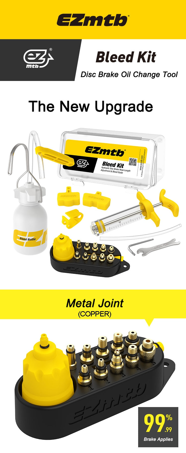 Bicycle Hydraulic Disc Brake Oil Bleed Kit Tools For SHIMANO, SRAM, Avid, MAGURA Series MTB Road Bike Brake Repair Tool RR7306 - KiwisLove