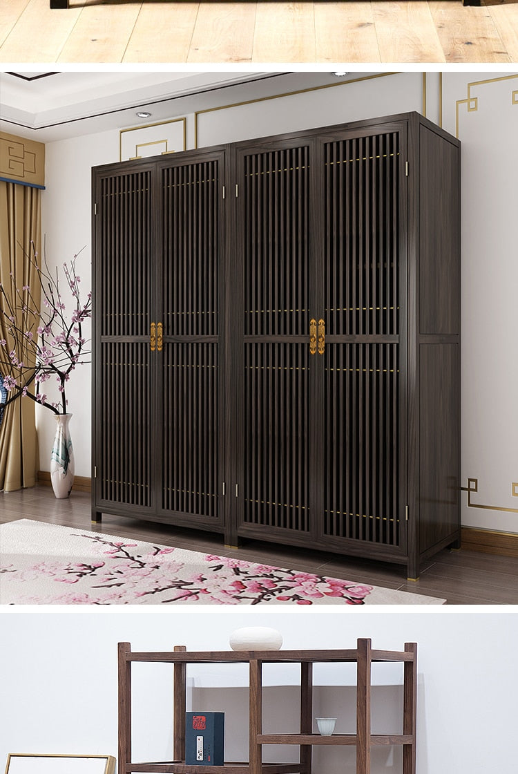 1 Pair Antique Bronze Cabinet Handles Vintage Chinese Style - KiwisLove