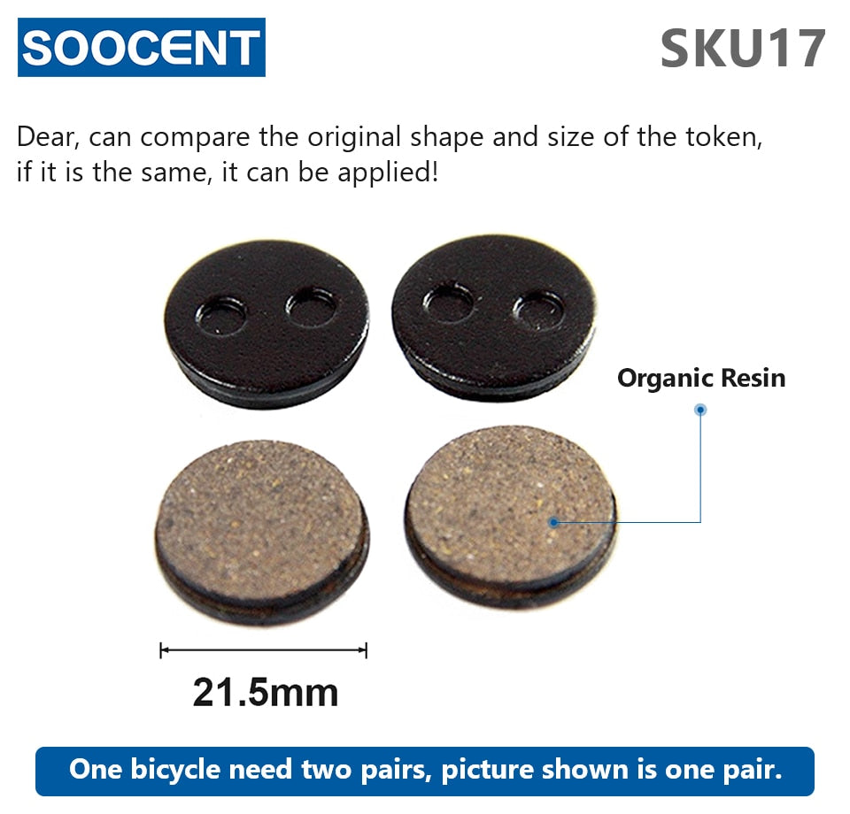 1 Pair MTB Mountain Bike Brake Pads for Shimano M445 355 395 - KiwisLove