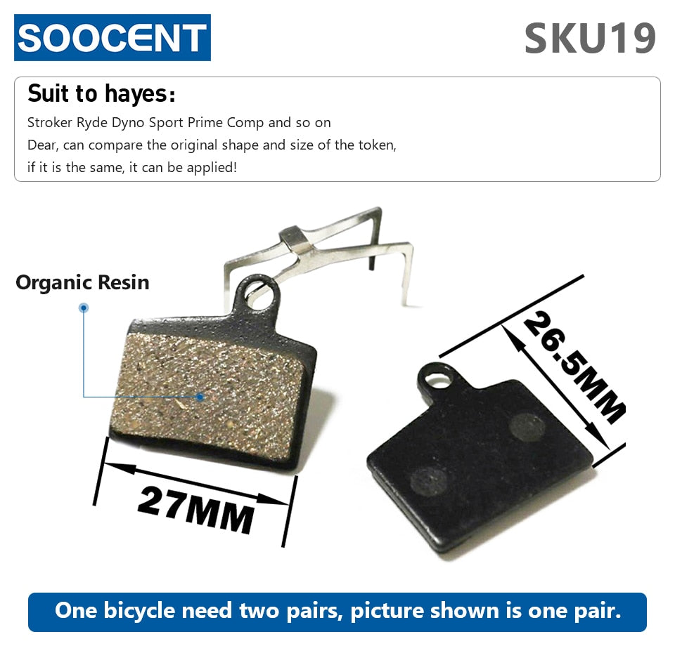 1 Pair MTB Mountain Bike Brake Pads for Shimano M445 355 395 - KiwisLove