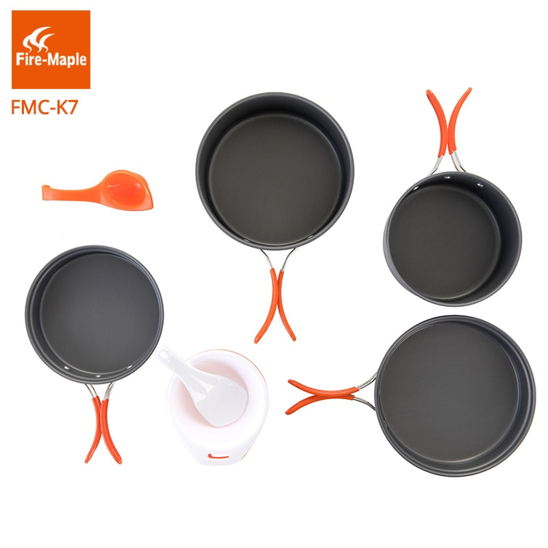 Fire Maple Camping  Picnic Set  Aluminum Alloy FMC-K7 Foldable Cookware - KiwisLove