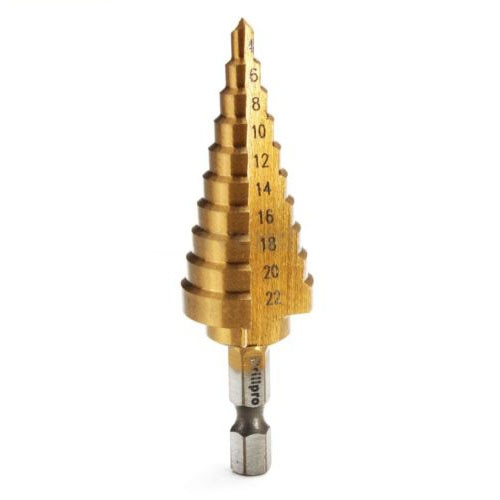 4-22MM HSS 4241 Hex Titanium Cone Drill Bit - KiwisLove