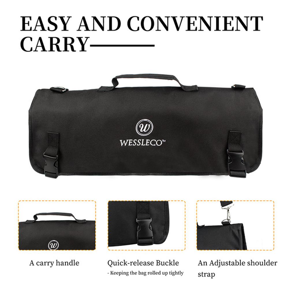 Multifunctional Chef Knife Bag Kitchen Portable Durable Storage Pockets - KiwisLove