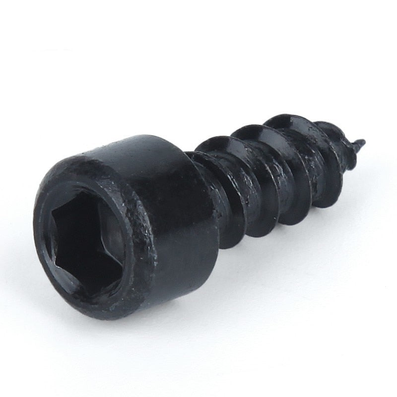 50pcs  Carbon Steel Black Hexagon Socket Cap Head Self Tapping Screw - KiwisLove