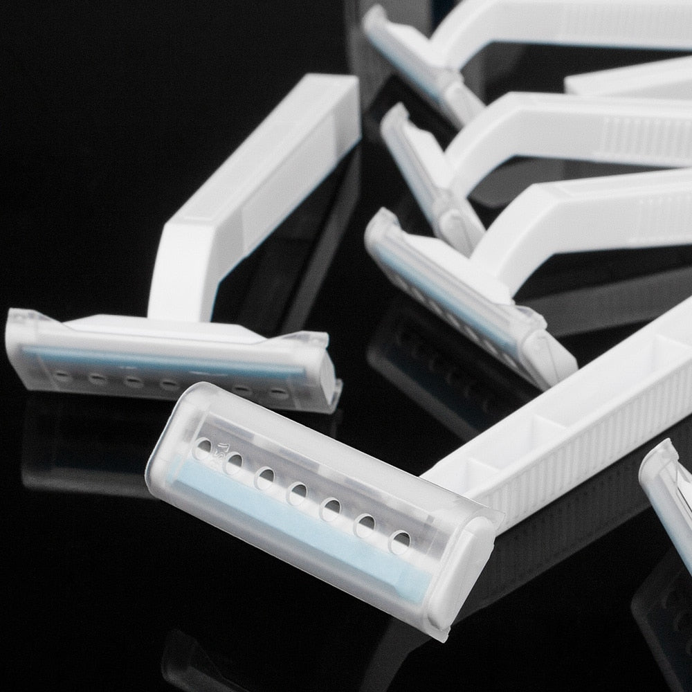 5pcs/ Set Disposable Unisex Travel Manual Razor  Shaver Hair Remover  random color - KiwisLove