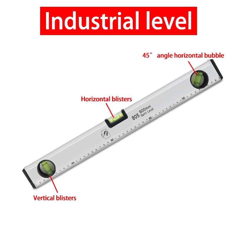 High Precision Spirit Level Magnetic Bubbles Rustproof - KiwisLove