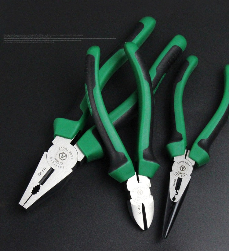 LAOA Multifunction Cutting Pliers Long Nose Pliers Diagonal cable Pliers - KiwisLove