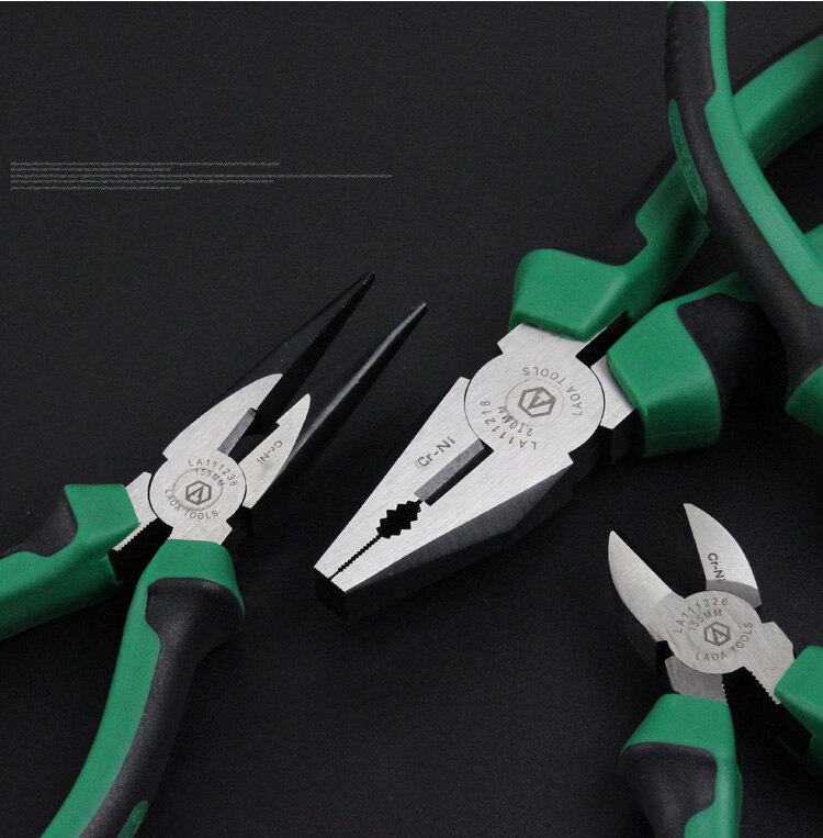 LAOA Multifunction Cutting Pliers Long Nose Pliers Diagonal cable Pliers - KiwisLove