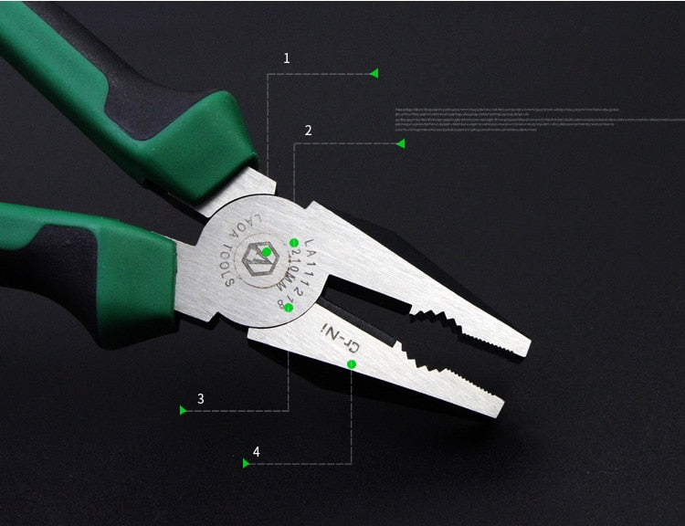LAOA Multifunction Cutting Pliers Long Nose Pliers Diagonal cable Pliers - KiwisLove