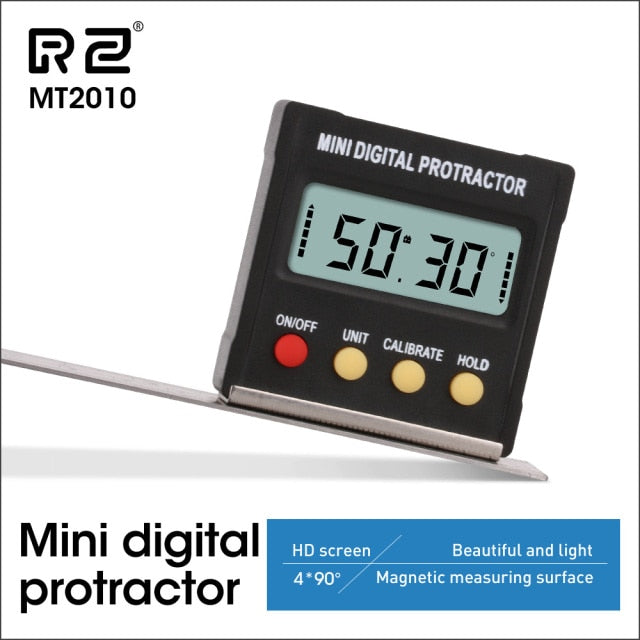Angle Protractor Universal Bevel 360 Degree Mini Electronic Digital - KiwisLove