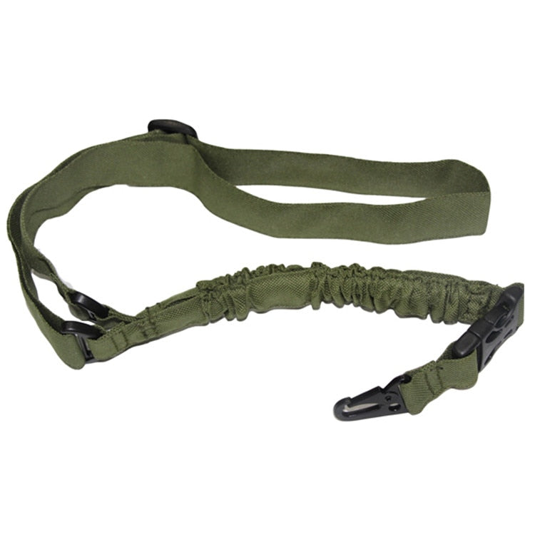 Tactical Gun Sling Single 1 Point Airsoft Heavy Duty Rifle Sling Military Nylon Bungee Belt - KiwisLove