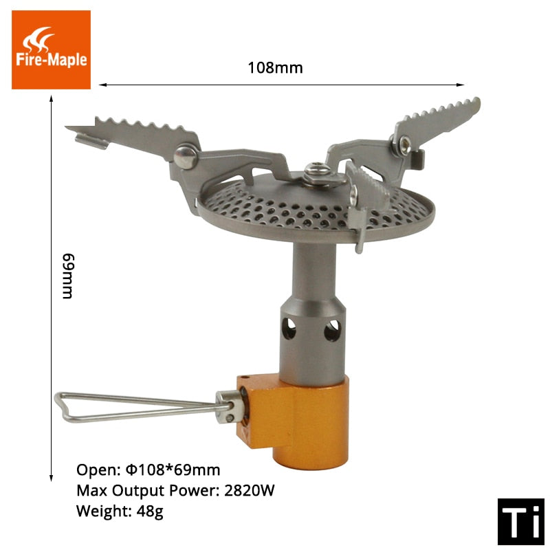 Fire Maple FMS 116T Mini Titanium Cooker Stove - KiwisLove