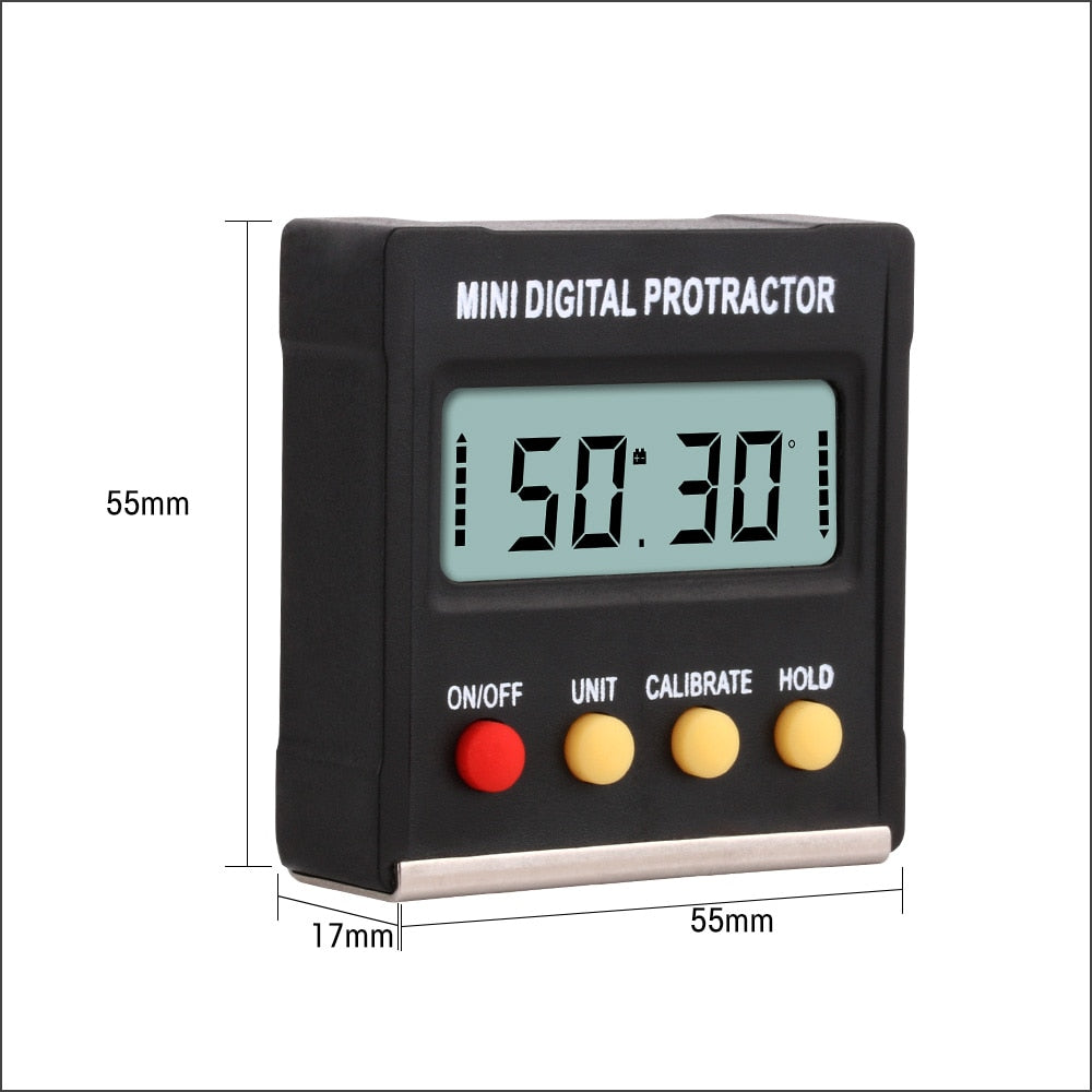 Angle Protractor Universal Bevel 360 Degree Mini Electronic Digital - KiwisLove