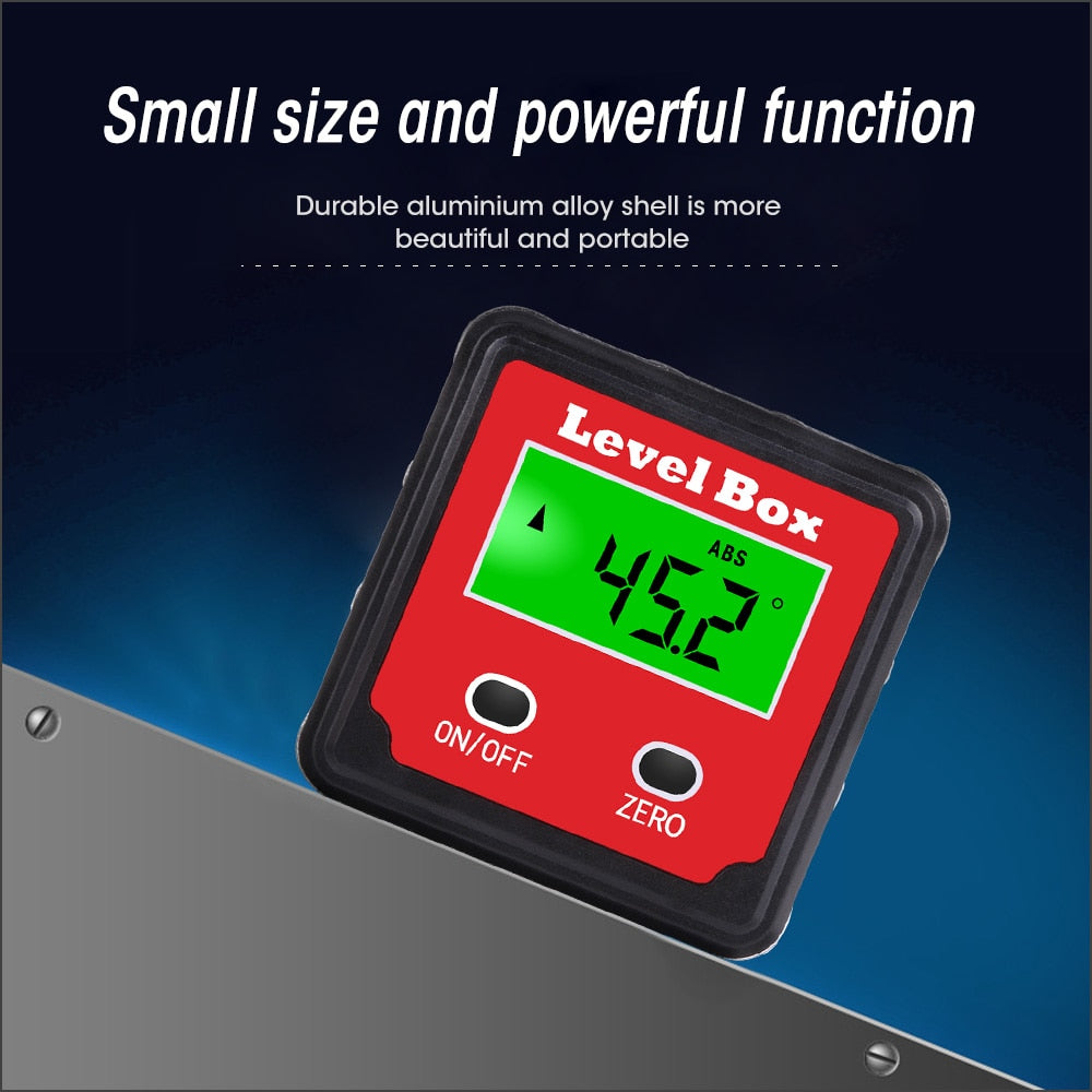 Angle Protractor Universal Bevel 360 Degree Mini Electronic Digital - KiwisLove
