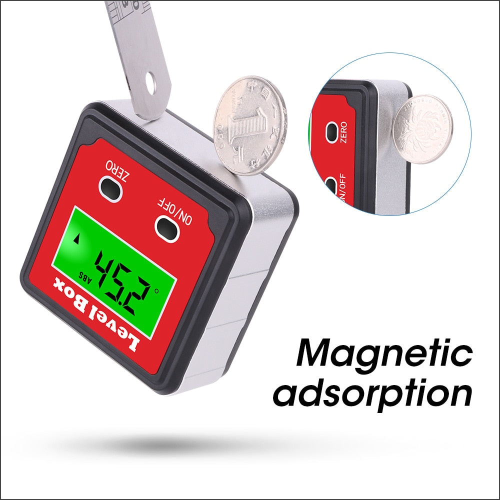Angle Protractor Universal Bevel 360 Degree Mini Electronic Digital - KiwisLove