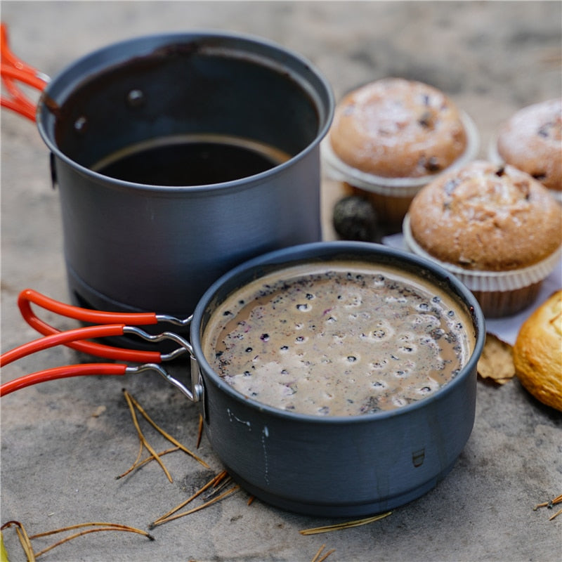Fire Maple Pots Set  Foldable Heat Exchang Pot FMC-217 - KiwisLove