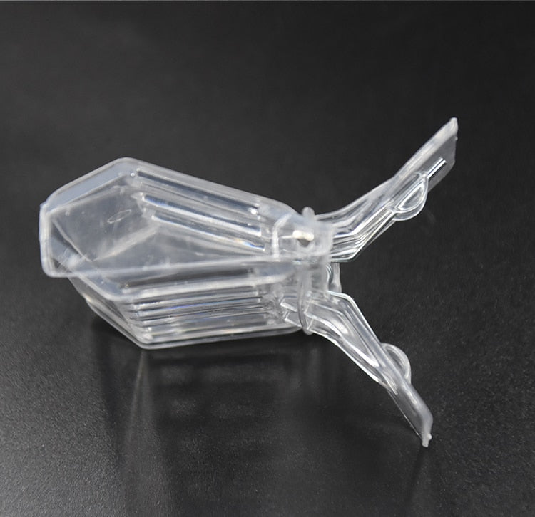 2 Pcs Bee Queen Catcher Clear Plastic Clip Cage Beekeeping Equipment - KiwisLove