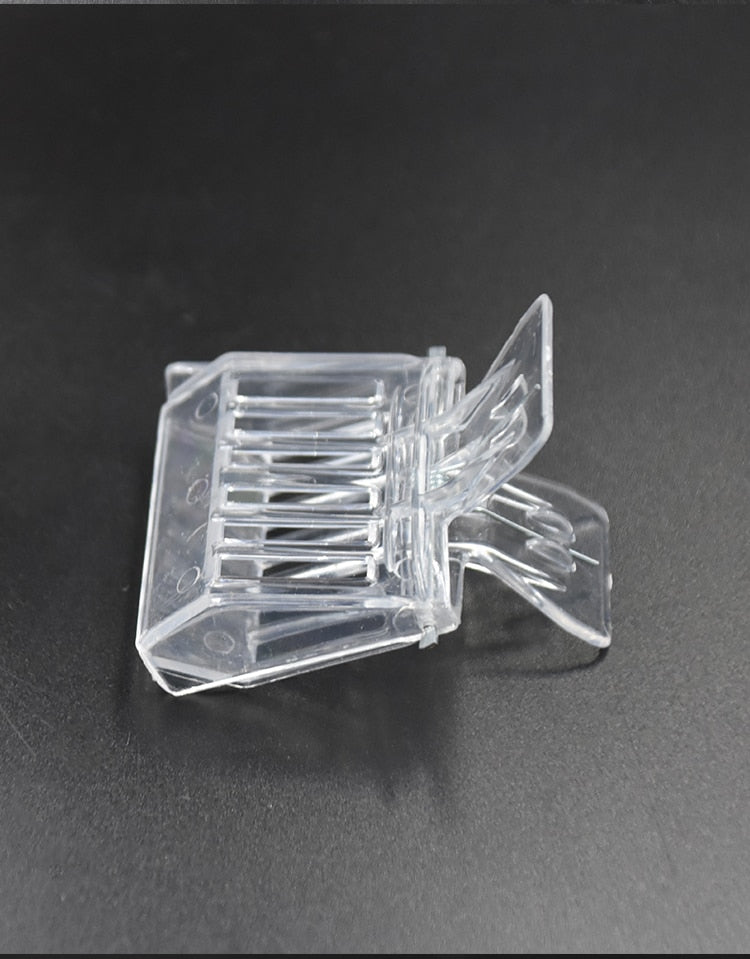 2 Pcs Bee Queen Catcher Clear Plastic Clip Cage Beekeeping Equipment - KiwisLove