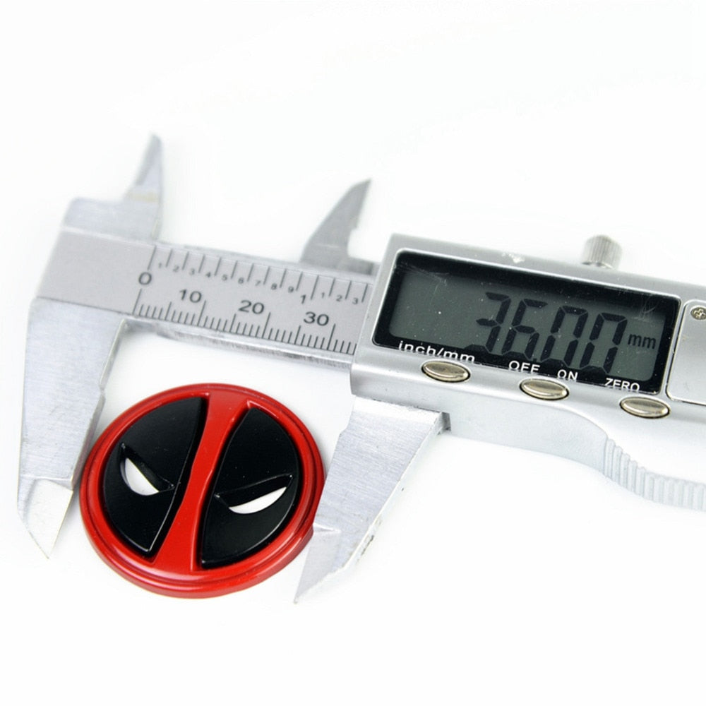 3D Punisher Skull Deadpool Magwell Metal Decal Badge Sticker AR15 AK47 M4 M16 Airsoft Rifle Pistol - KiwisLove