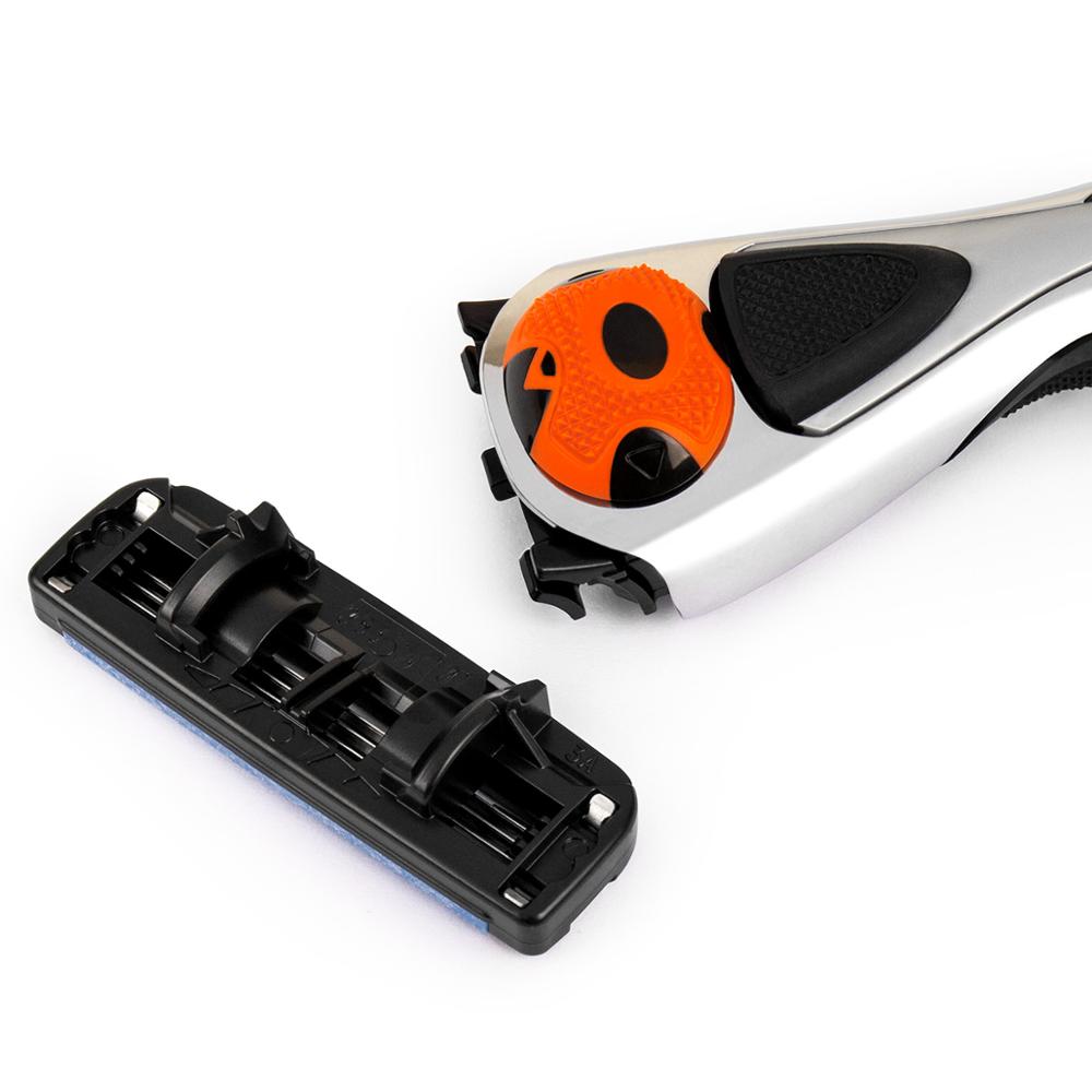 Qshave Black Spider Man Manual Shaving Razor USA Blade 3 Layer Blade it - KiwisLove